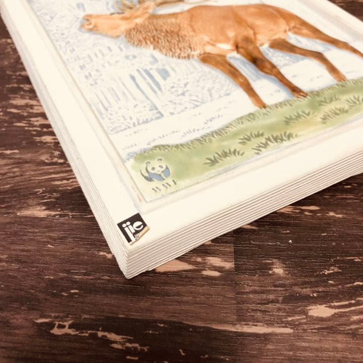 【Jie Gantofta】WWF アカジカの陶板