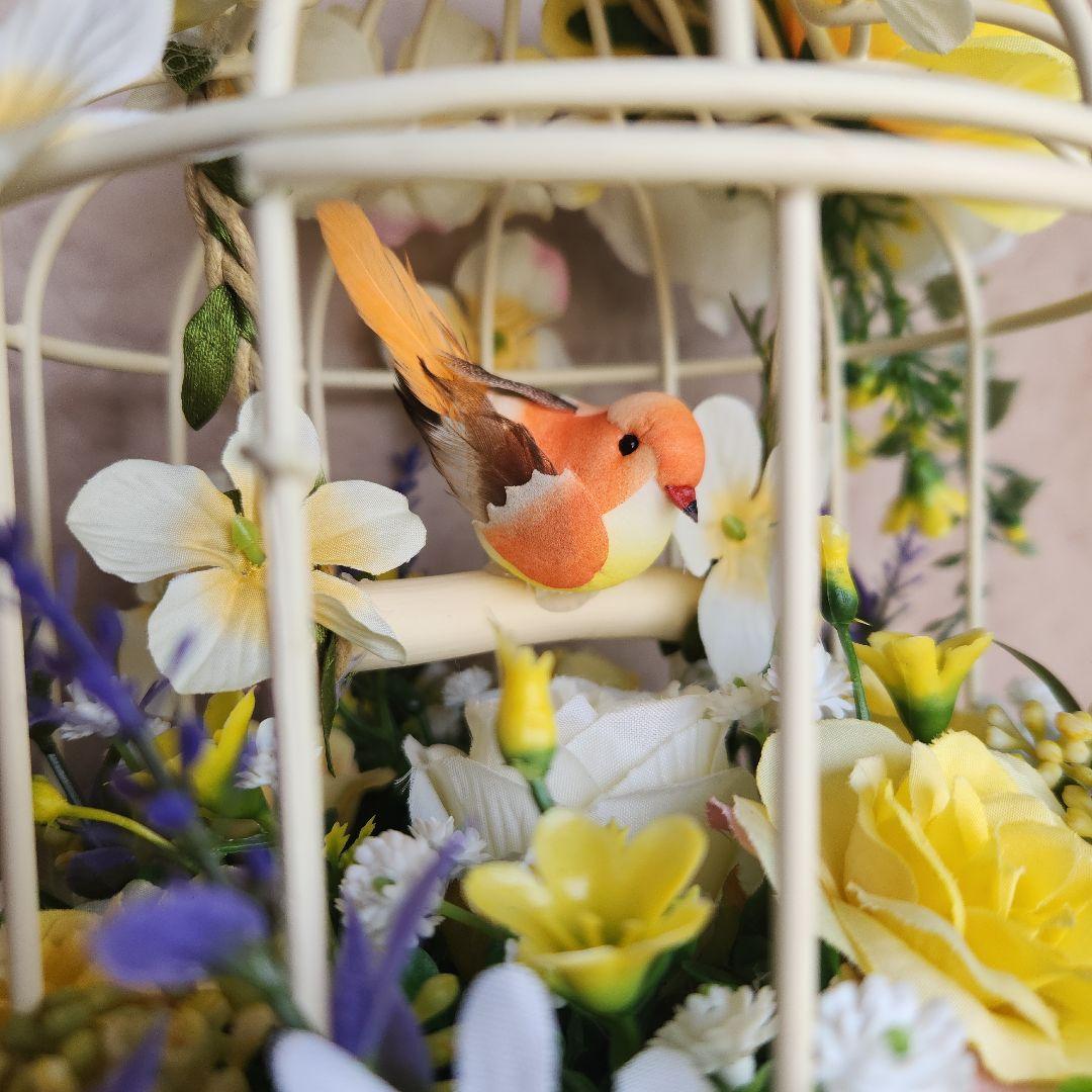 あかねこのは　鳥かごアレンジ31