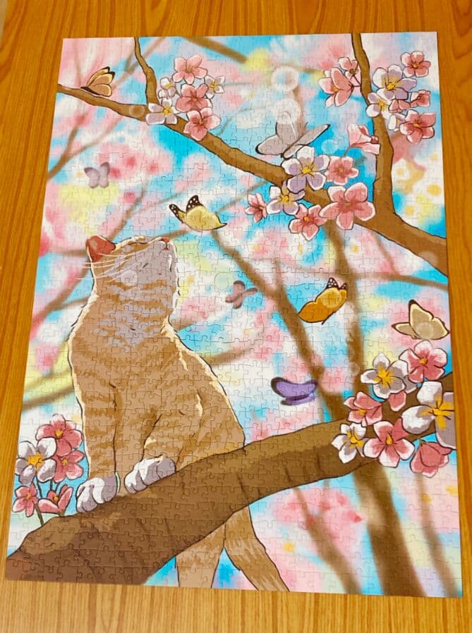 Botop パズル猫のお花見1000枚  新品未開封