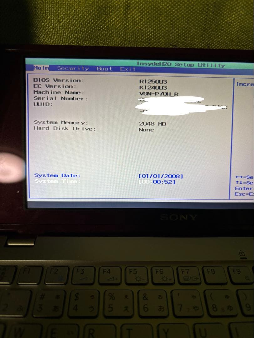 vaio type p 2台セット