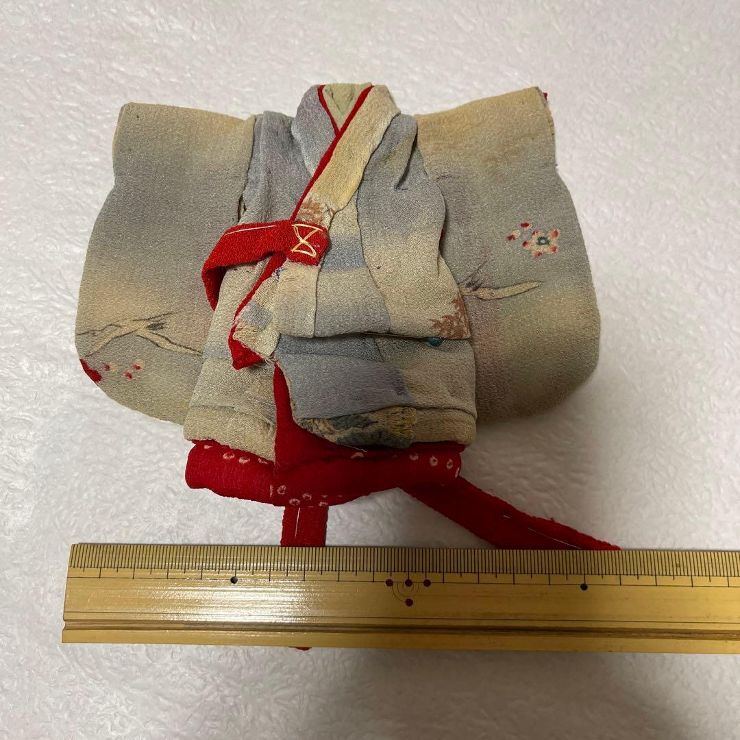 23026 江戸縮緬　小さい人形着せれる着物