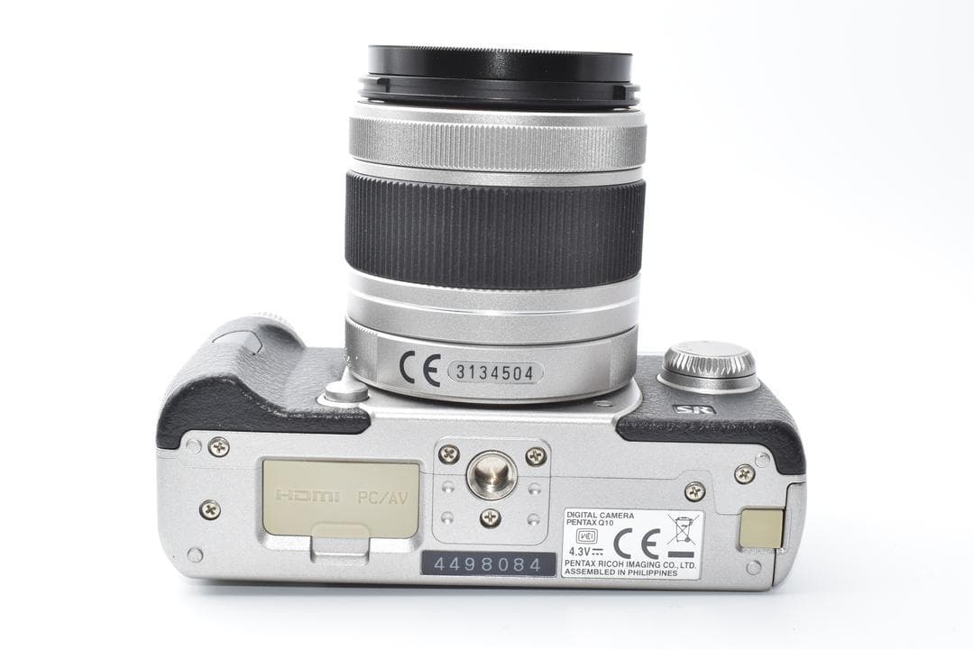 【バッテリーx2付き】ペンタックス PENTAX Q10 シルバー レンズキット