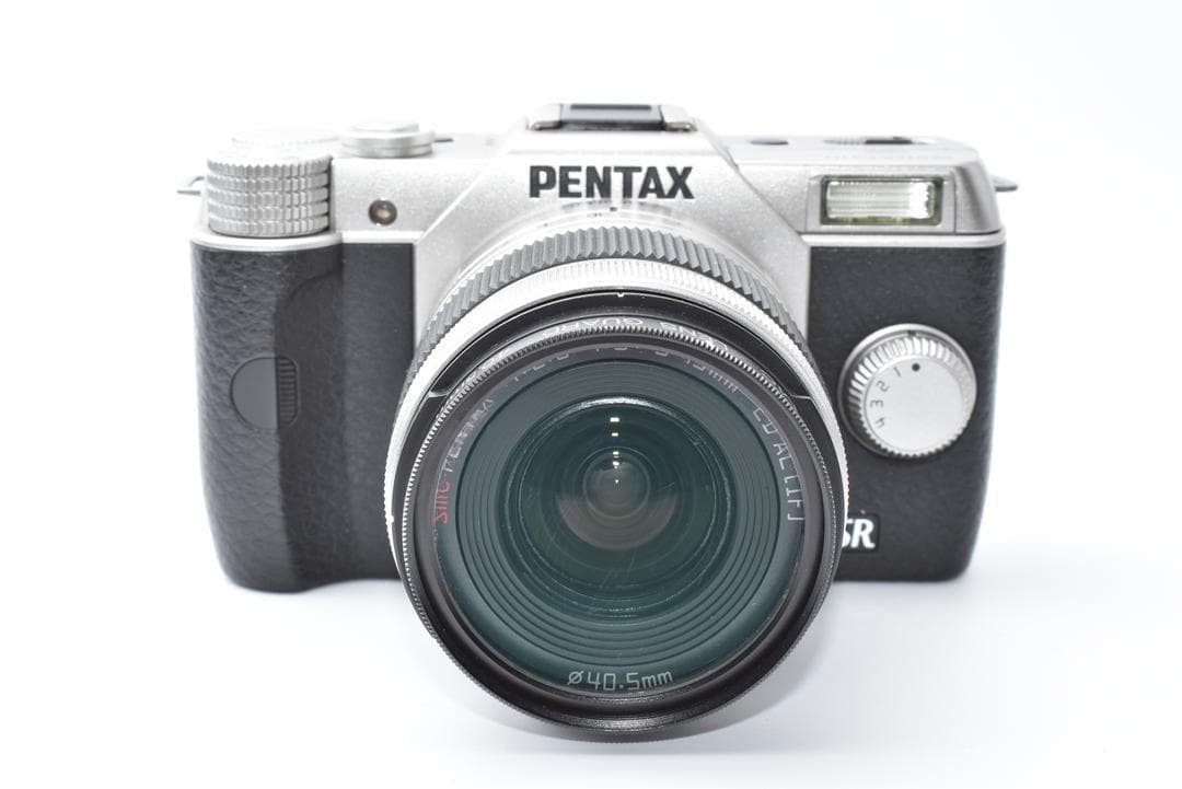 【バッテリーx2付き】ペンタックス PENTAX Q10 シルバー レンズキット