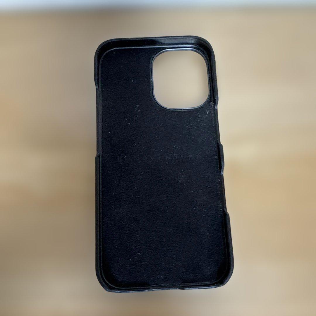 本日限りBONAVENTURA オリーブグリーン レザー iPhone16ケース
