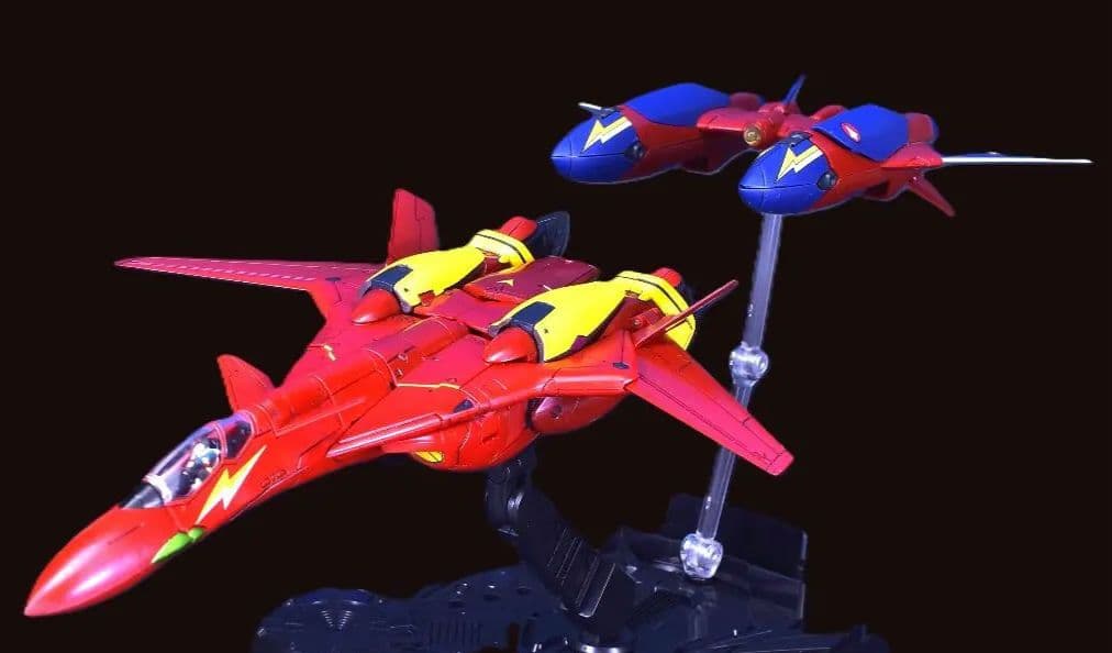 中古 HI-L VF-19改 ファイヤーバルキリー&オプションパーツ2点