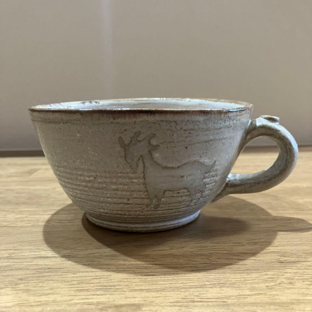 古我知焼　やちむん　ヒージャー　スープカップ
