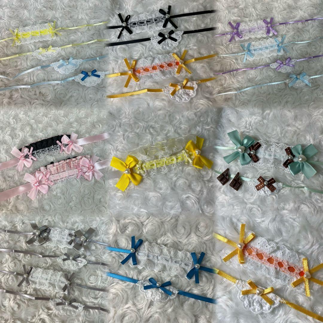 ヘッドドレス スタイ 前掛け 10cm ぬい服 オーダーページ オーダー