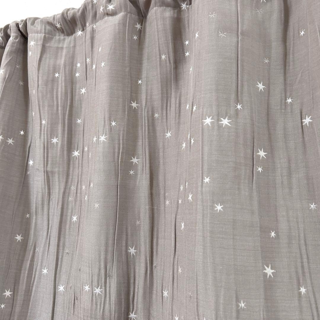 【tsuki専用】カフェカーテン　縦長　小窓用　星柄　スター《オーダー可・残少》