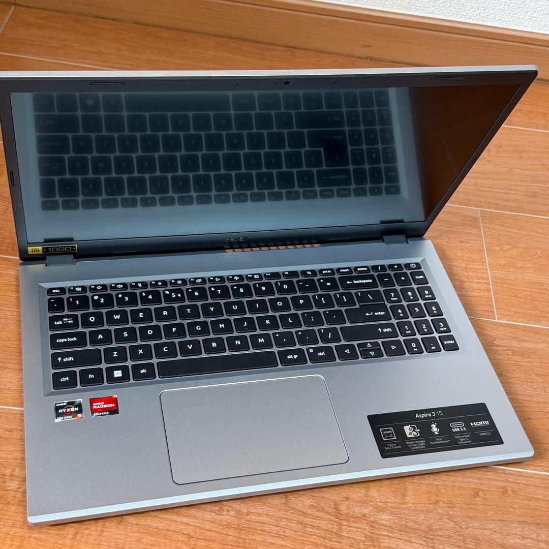 新古品】Acer Aspire A315 15.6インチ　電源アダプター付き