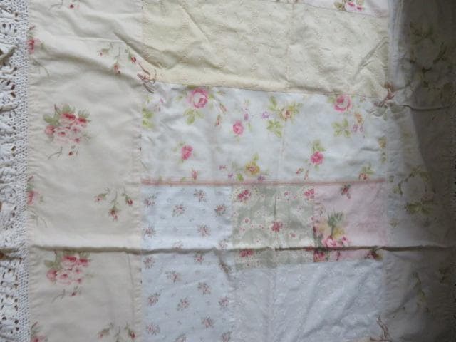 タイムセール7月26日値下 イマン パッチワーク キルト ふさ付き