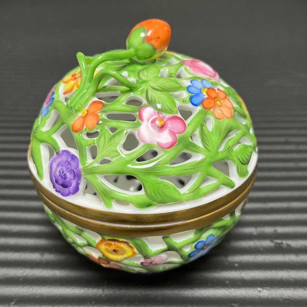 ヘレンド　ＨＥＲＥＮＤ　ボンボニエール　透かし ボンボン入れ