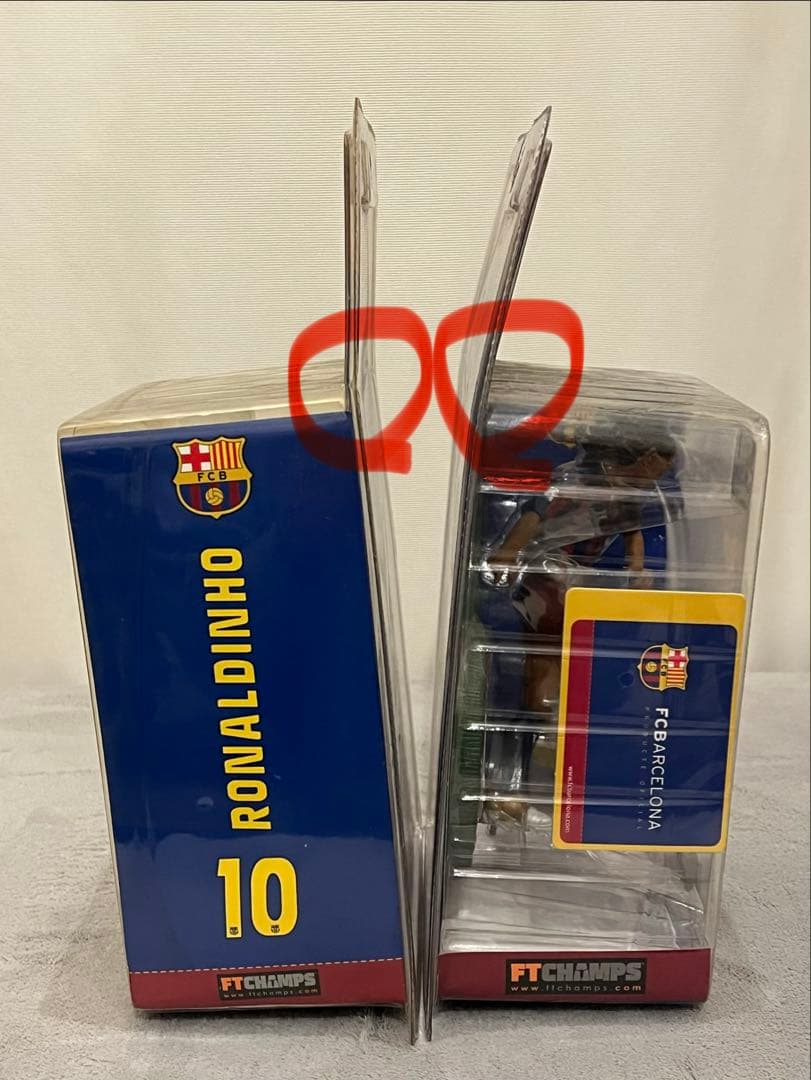 【激レア引退記念品】ロナウジーニョ フィギュア 2種セット FCバルセロナ