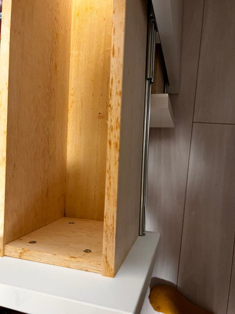 大塚家具ホワイト モダン ドレッサー 大きな鏡付き「haniko0913」