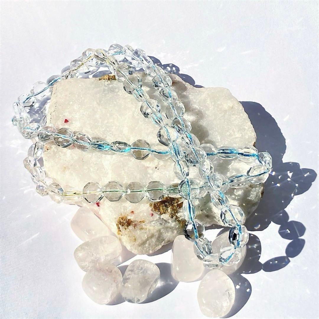 【いつか見た光】水晶 オクタゴン 天然石ネックレス