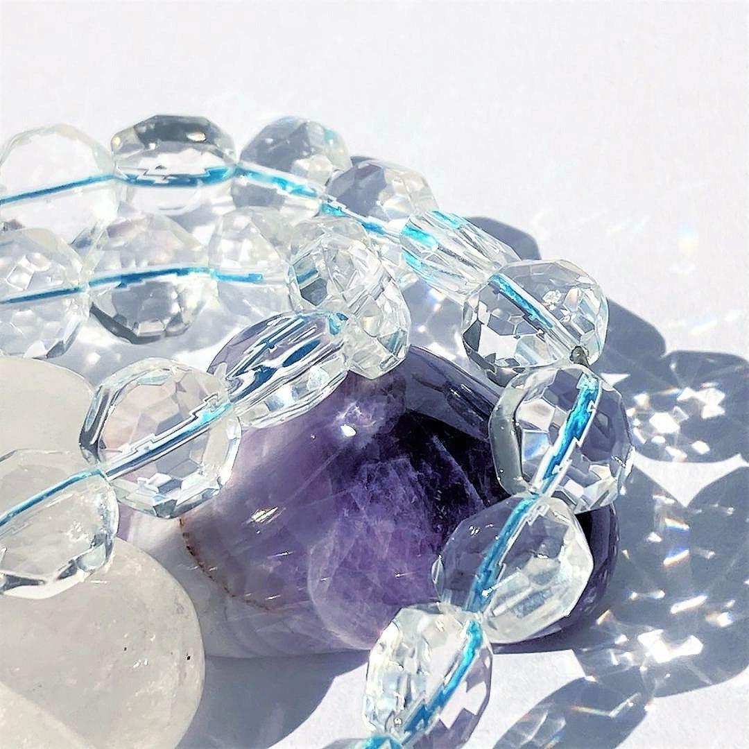 【いつか見た光】水晶 オクタゴン 天然石ネックレス