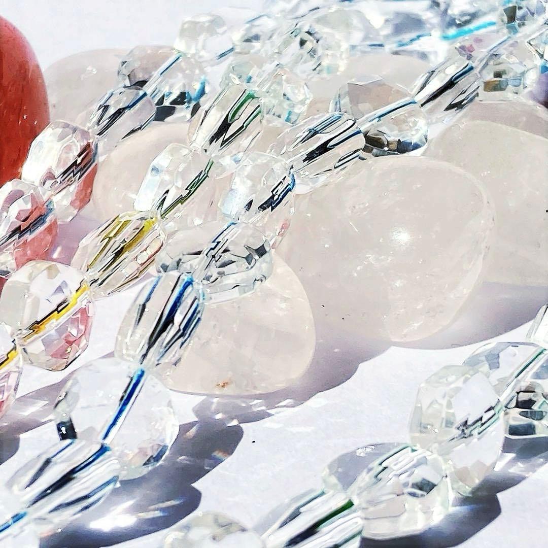 【いつか見た光】水晶 オクタゴン 天然石ネックレス