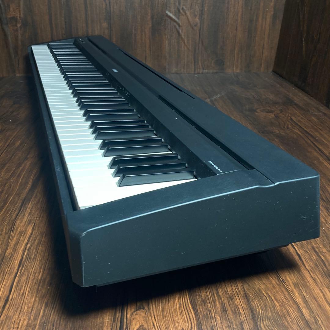 極美品 ヤマハ 電子ピアノ 88鍵盤 ブラックP-45B 2020年製