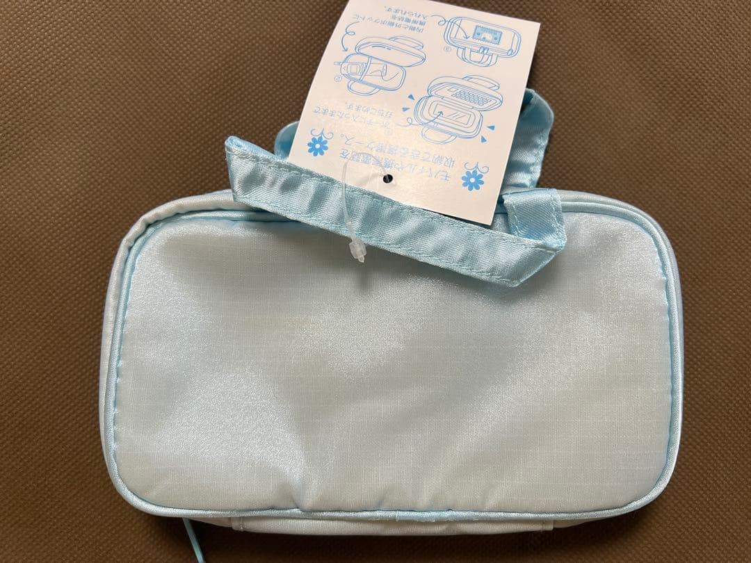 希少　サンリオレトロ　キティ　携帯電話収納ケース 水色　ポーチ