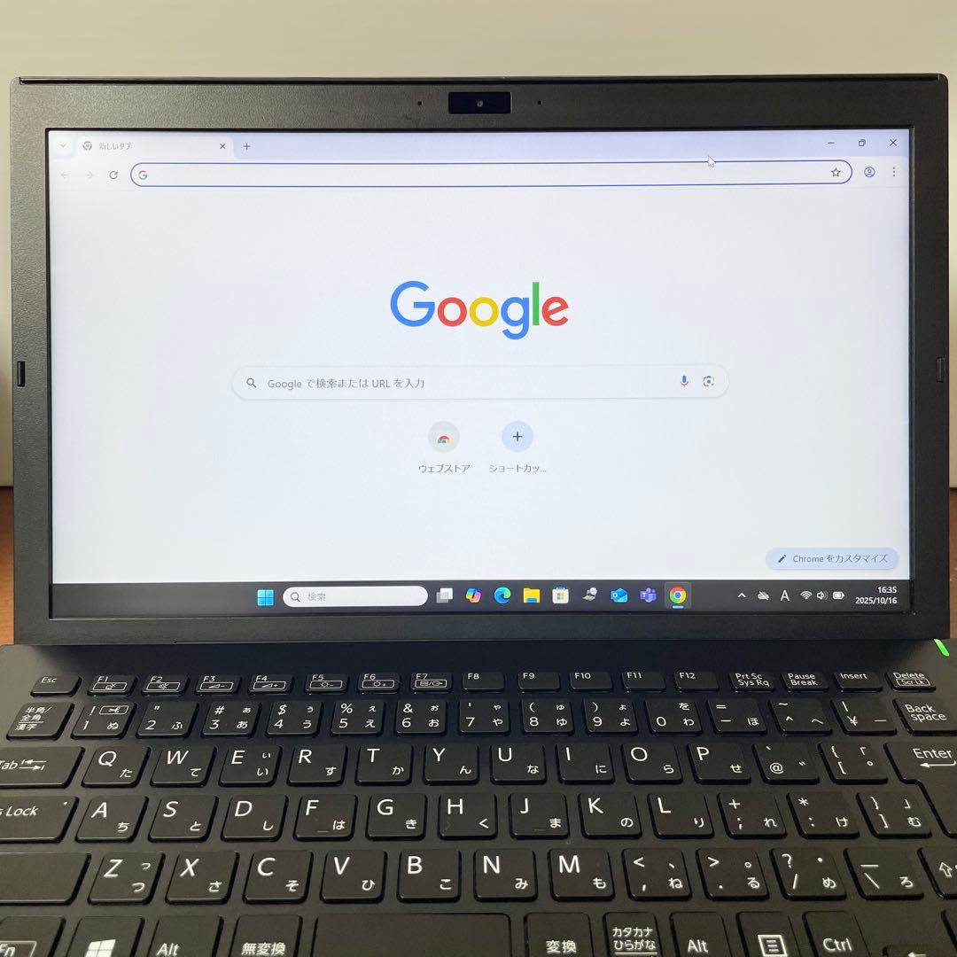 VAIO Pro PG i5 8世代 8GB SSD256 軽量 カメラ ノート