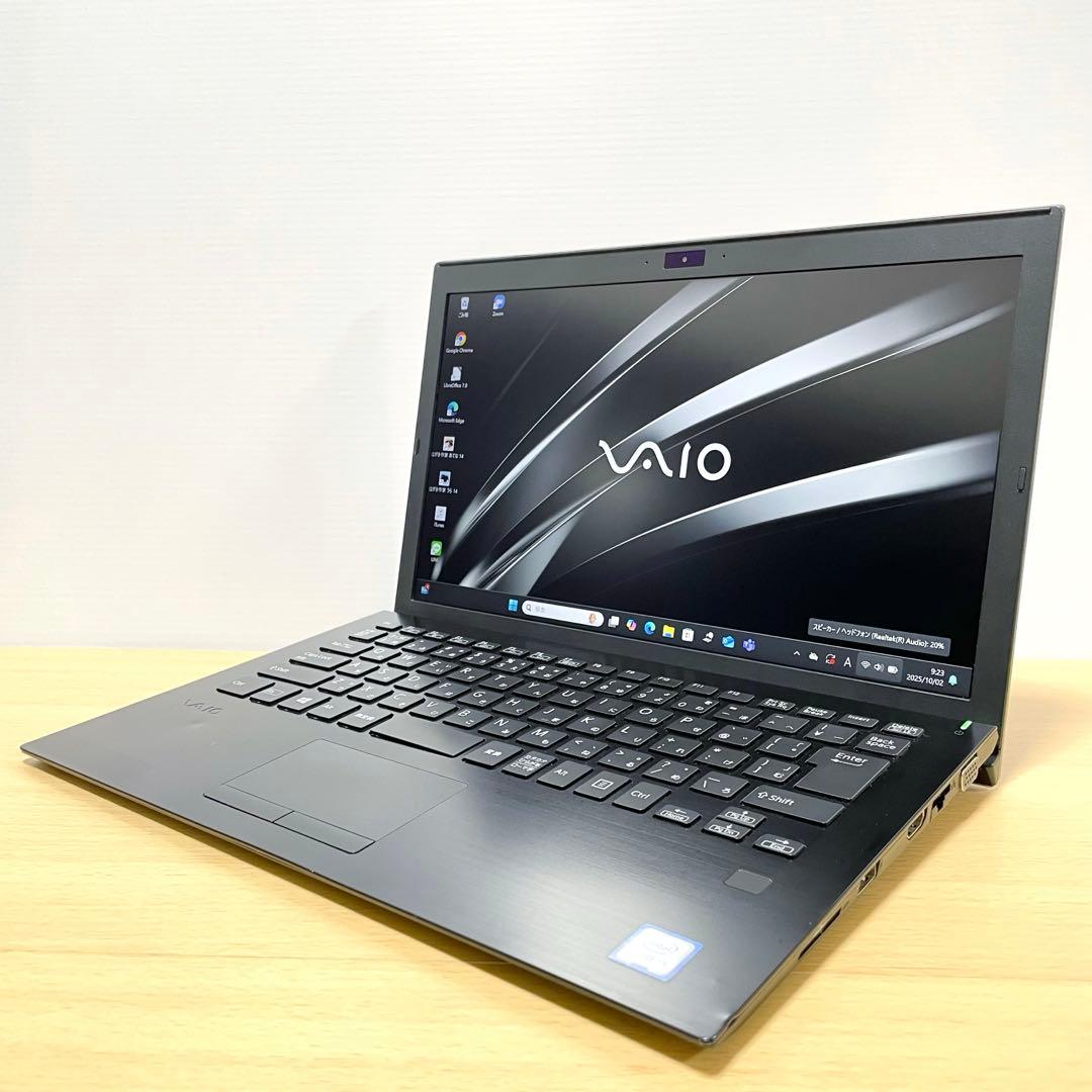 VAIO Pro PG i5 8世代 8GB SSD256 軽量 カメラ ノート