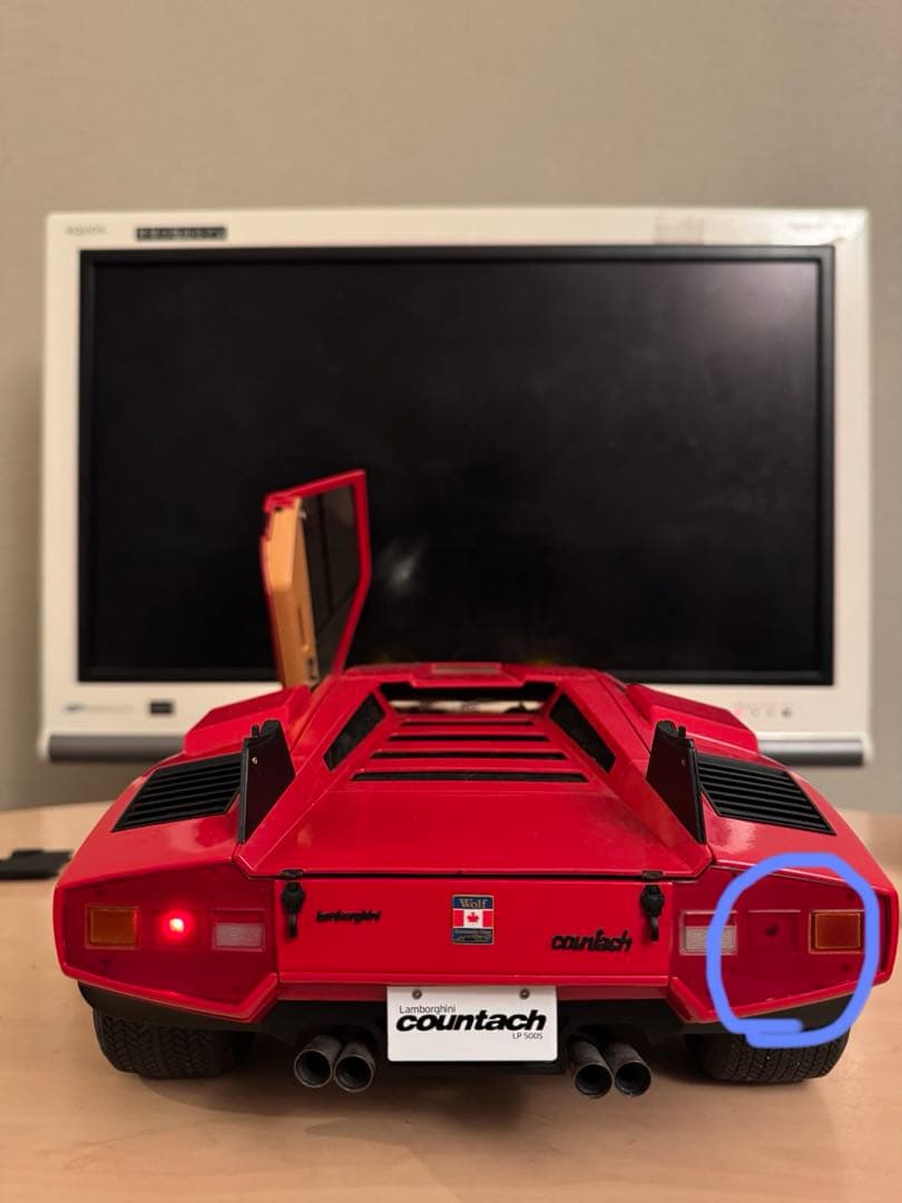 ザキ　デアゴスティーニランボルギーニ カウンタックLP500S 欠品完成品