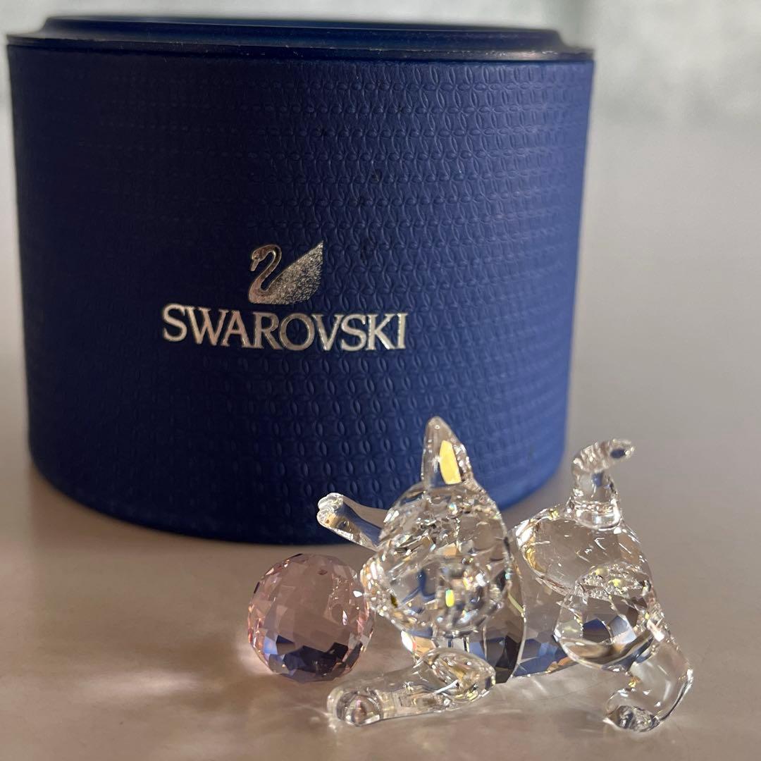 ☆SWAROVSKI☆子ネコ☆フィギュリン☆廃盤☆希少☆ヴィンテージ【送料込み】