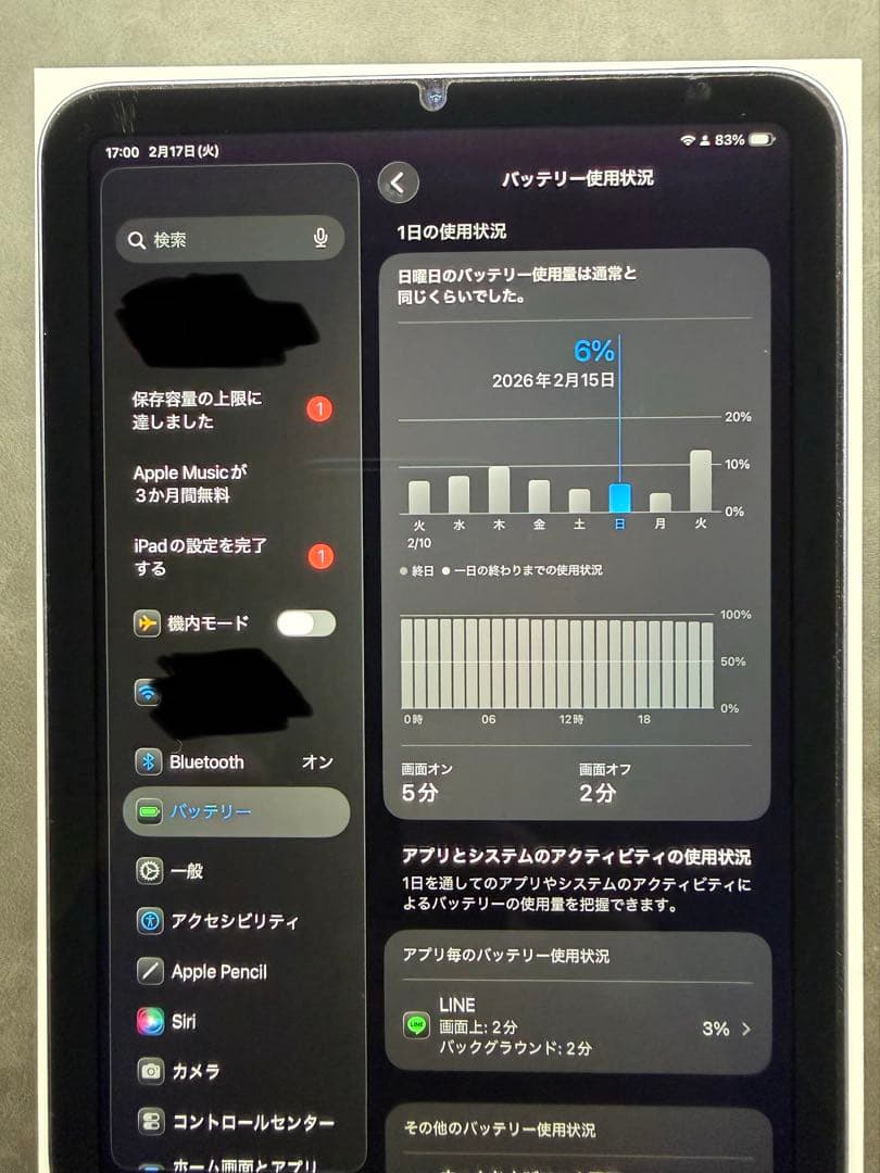 iPad mini (第6世代) 64GB パープル Wi-Fi (状態良好)