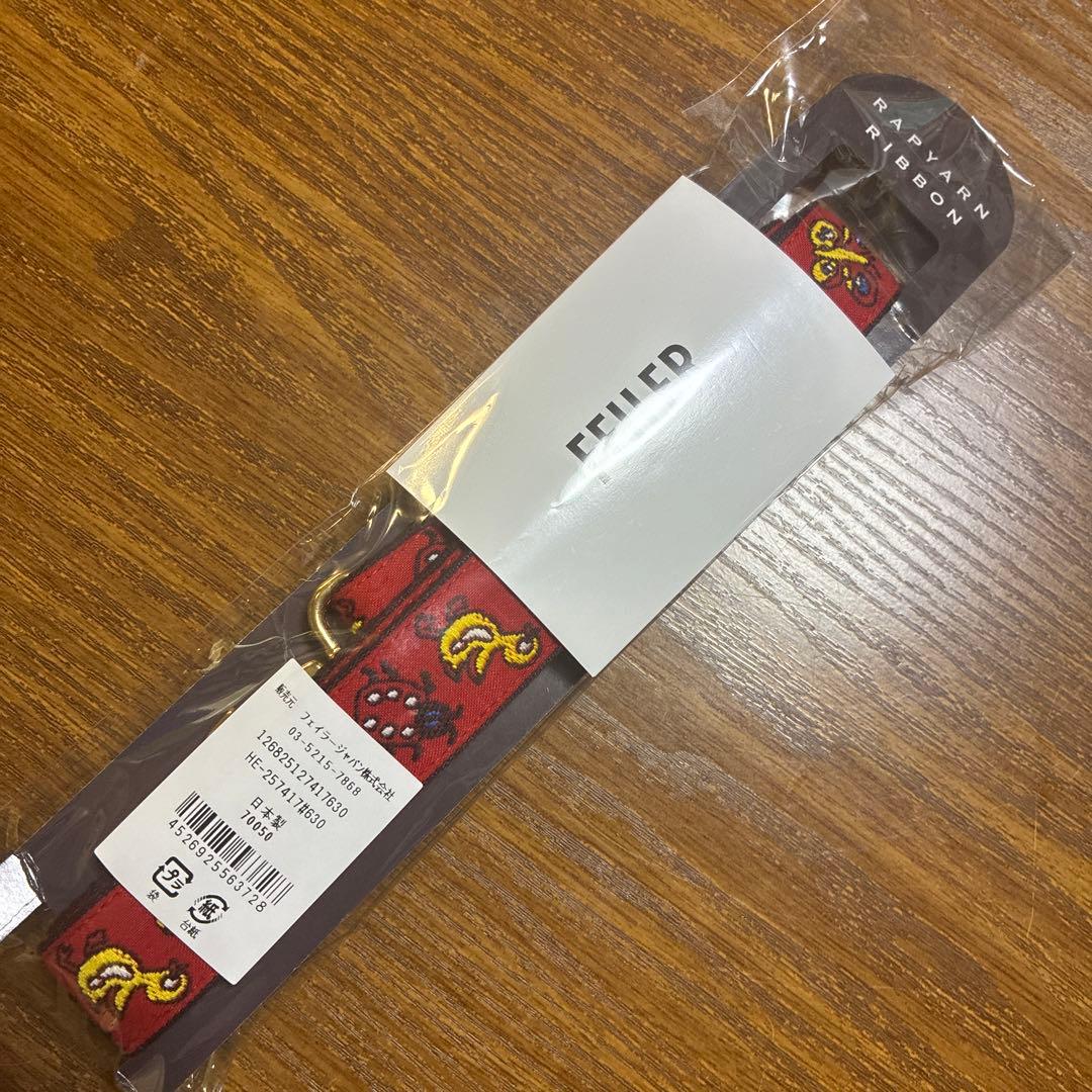 FEILER ショルダーストラップ ハイジ　レッド
