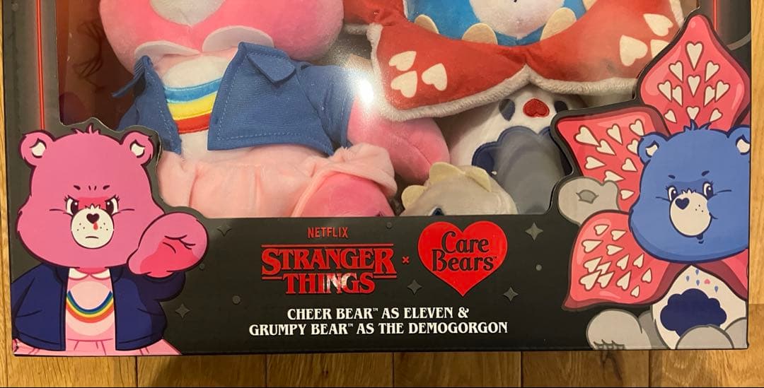 【日本未発売】ケアベアXストレンジャーシングス ぬいぐるみ エル デモゴルゴン