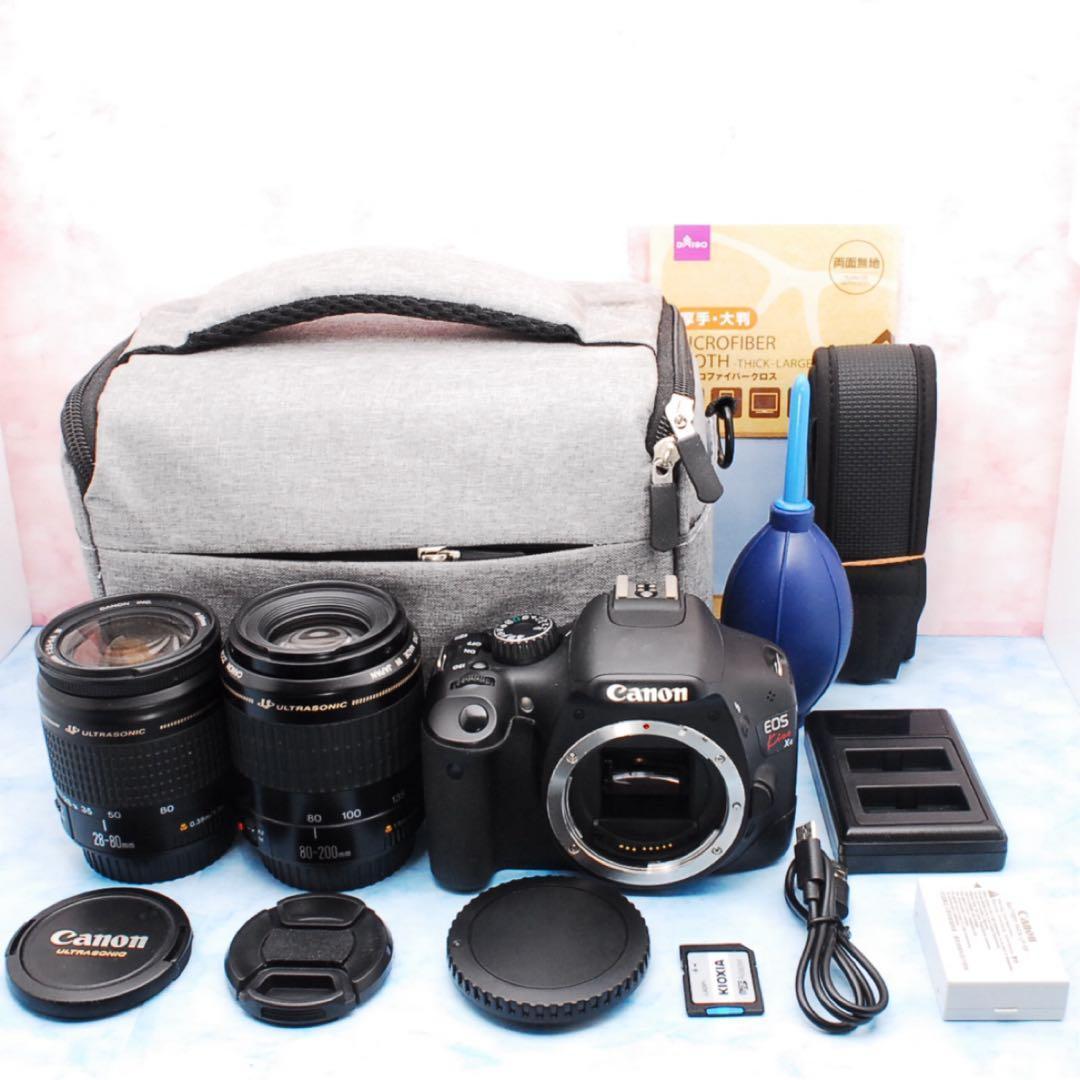 Canon Kiss X4☆入門機☆一眼レフカメラ☆Wレンズ☆入学式にも！