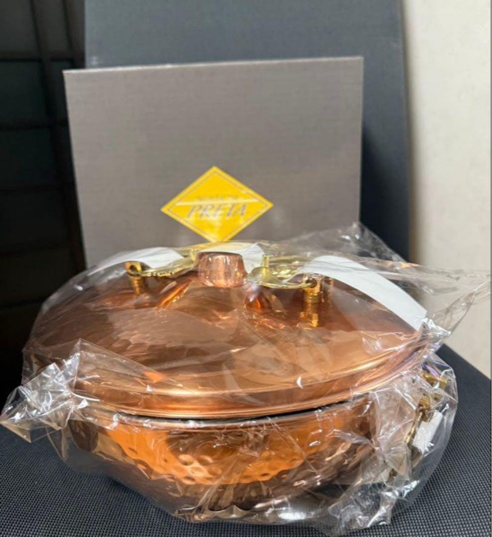 ＊新品＊純銅＊しゃぶ鍋＊しゃぶしゃぶ用純銅鍋＊丸山技研＊
