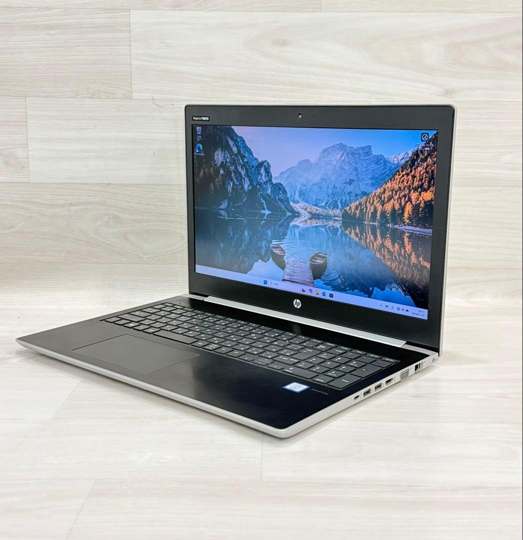 Hp ProBookエイチピーノートi5/メモリー8GB/SSD＋HDDフルHD