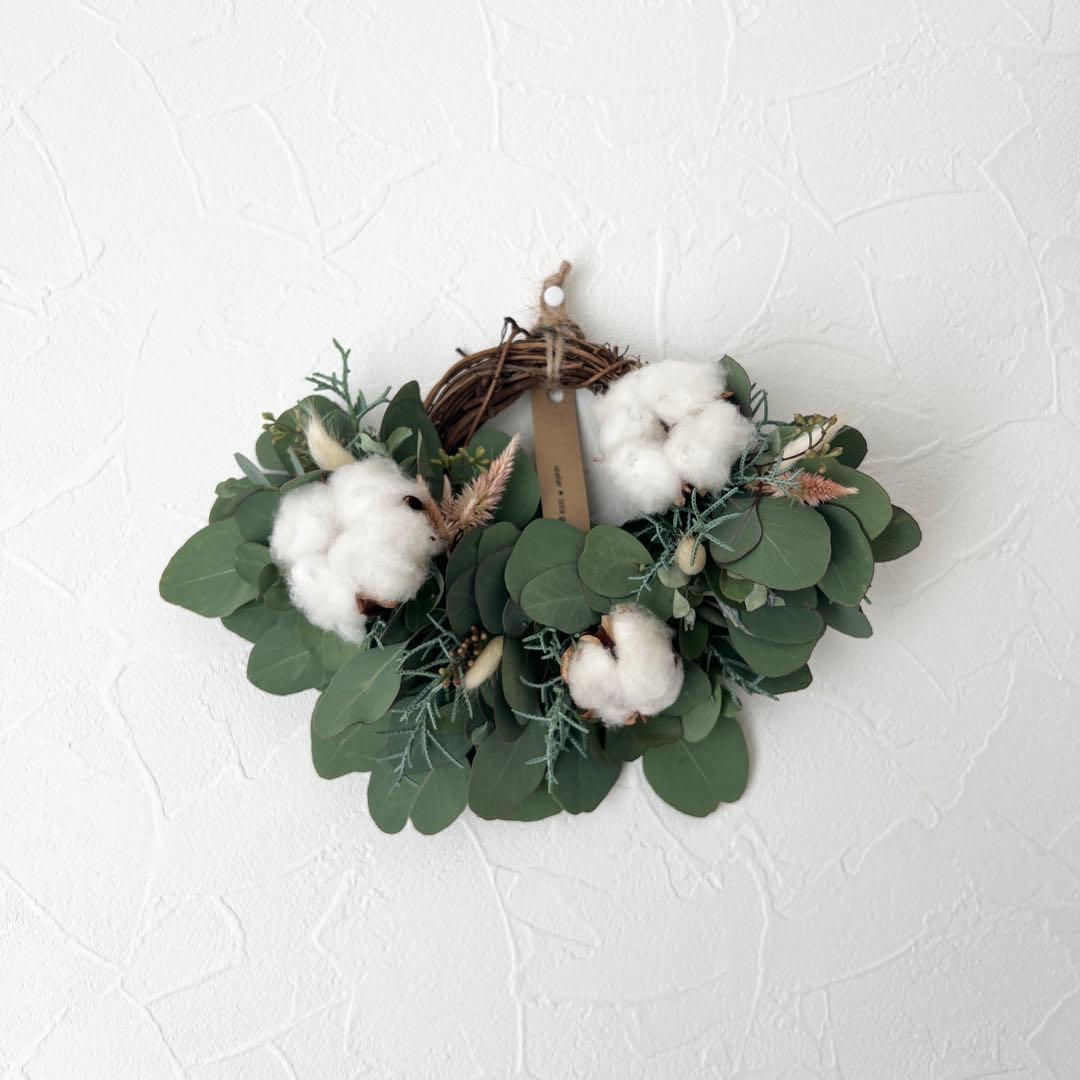 【最終お値下】ポポラスベリーとコットンのハーフリース * ラッピング無料 壁掛け