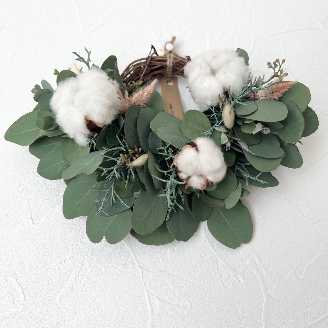 【最終お値下】ポポラスベリーとコットンのハーフリース * ラッピング無料 壁掛け