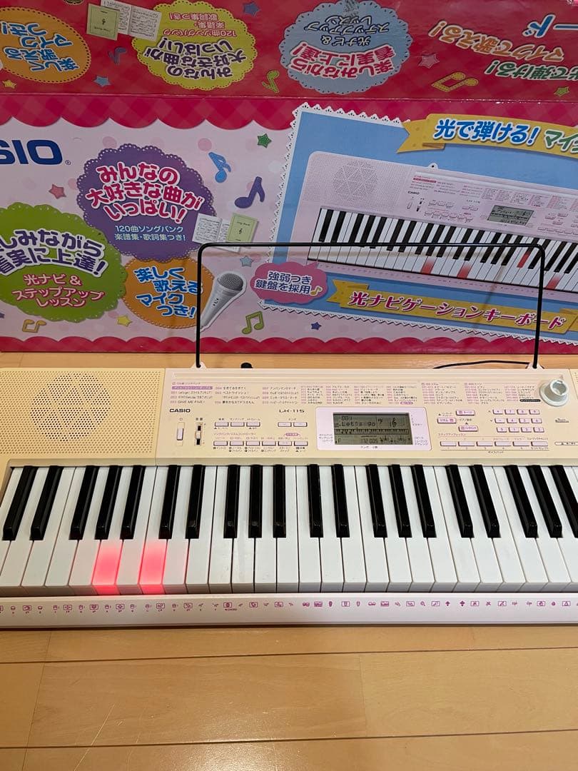 CASIO LK-115 キーボード 61鍵盤