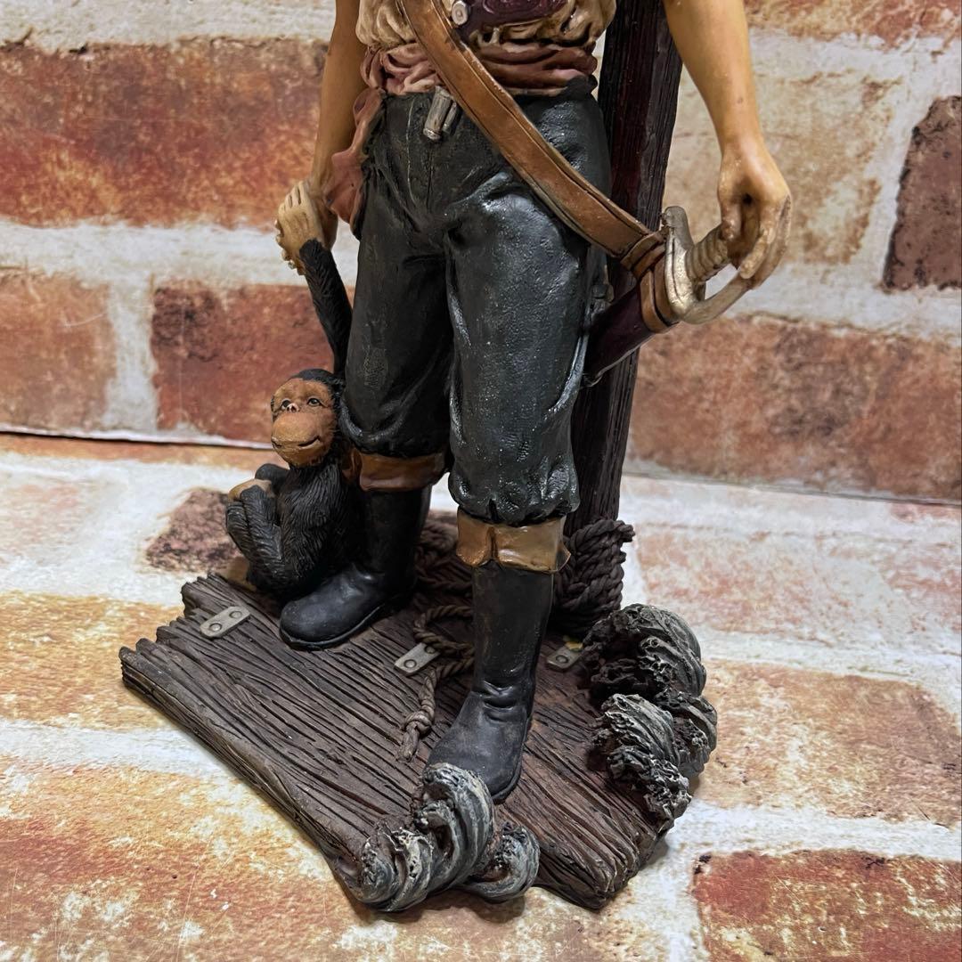 希少❗️パイレーツ&チンパンジー　置物