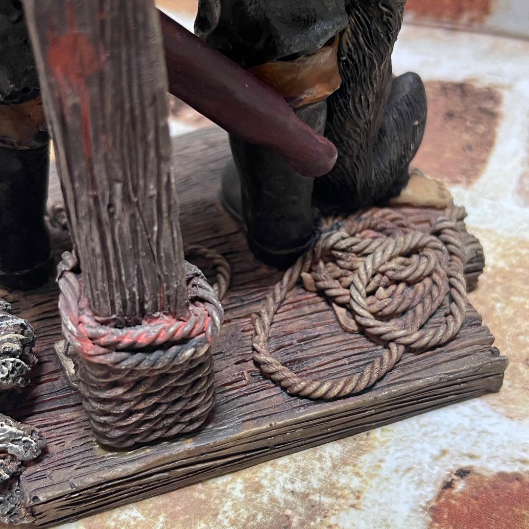 希少❗️パイレーツ&チンパンジー　置物