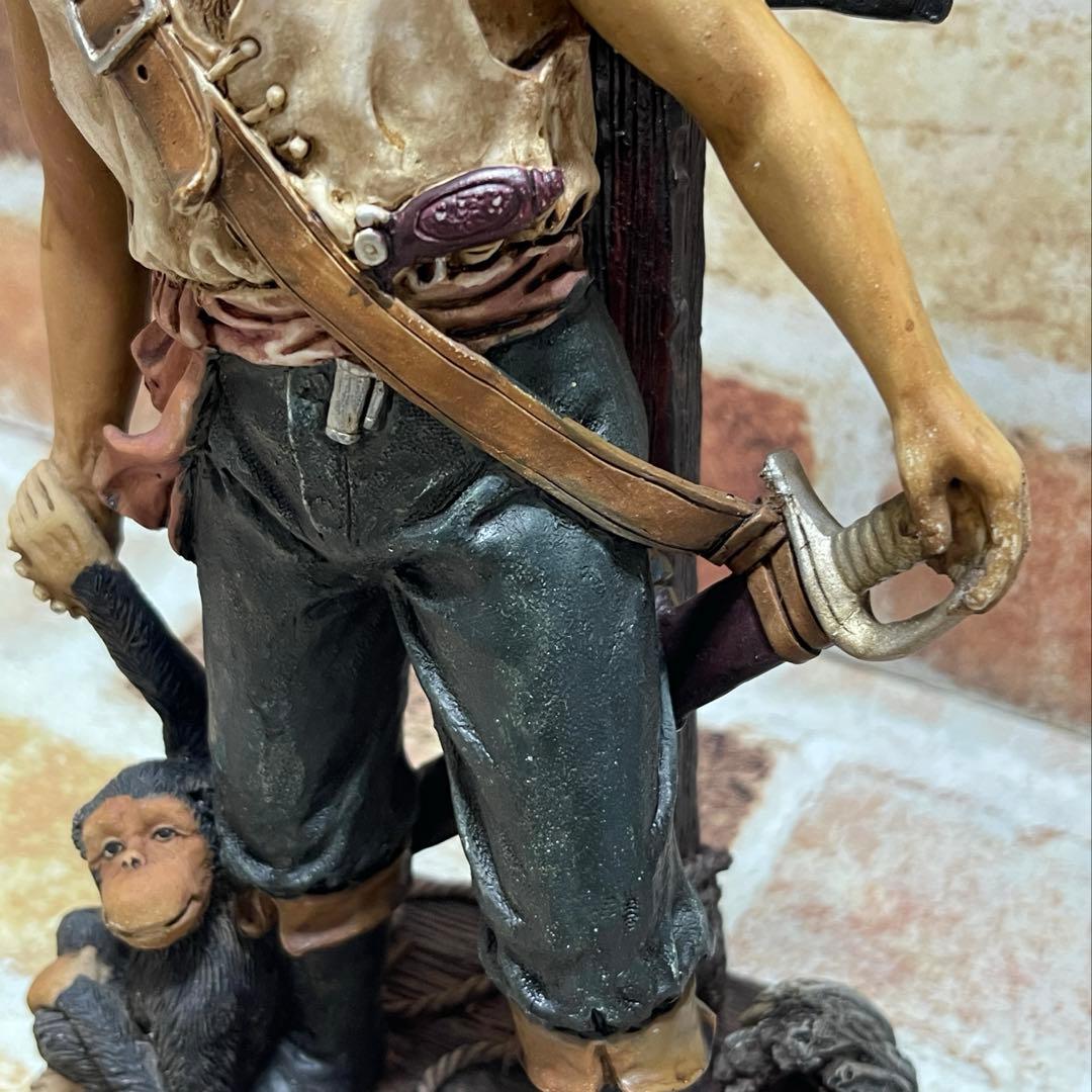 希少❗️パイレーツ&チンパンジー　置物