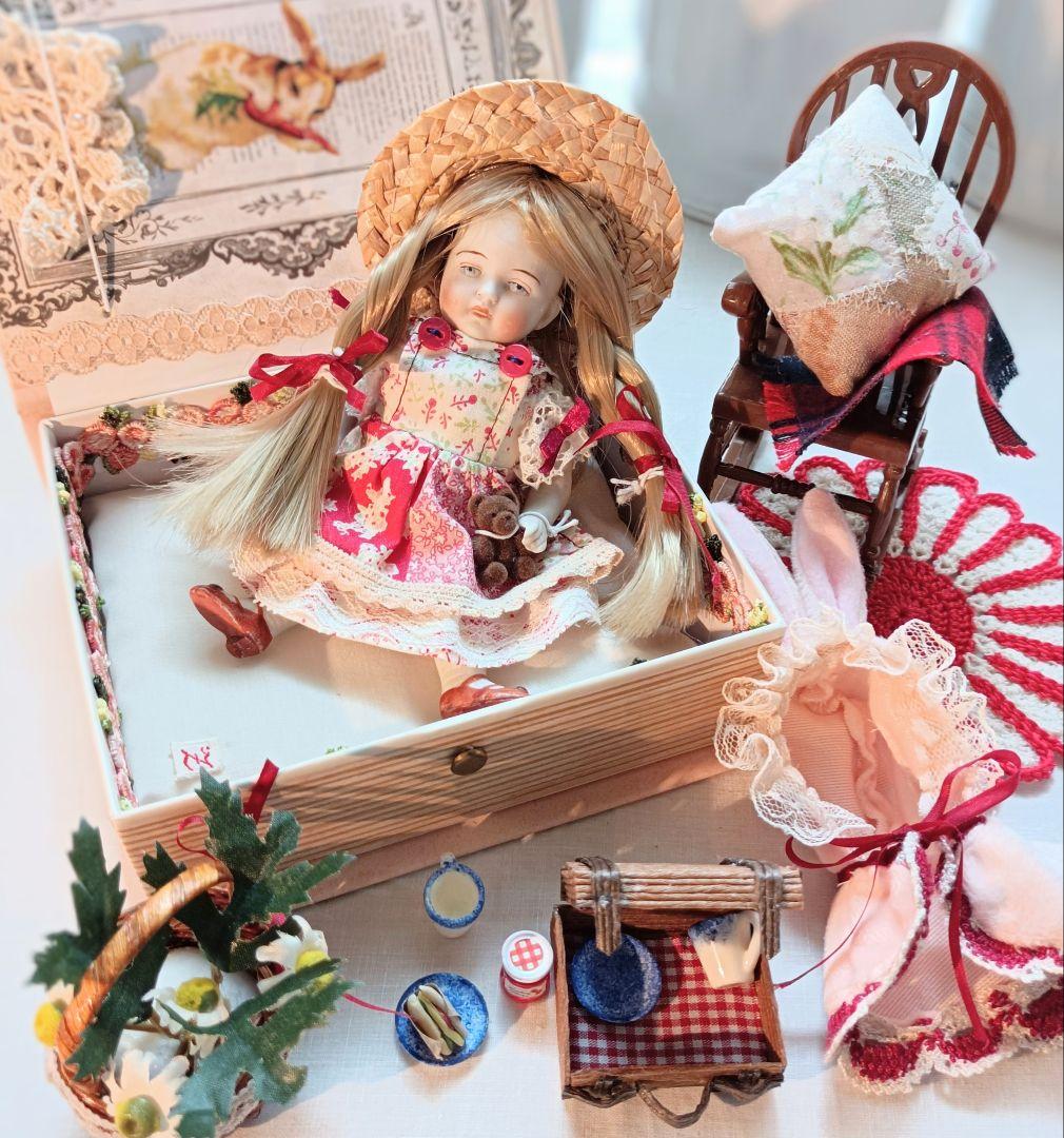 お衣装セット　ミニョネット　ビスクドール　Handmade　着せかえ