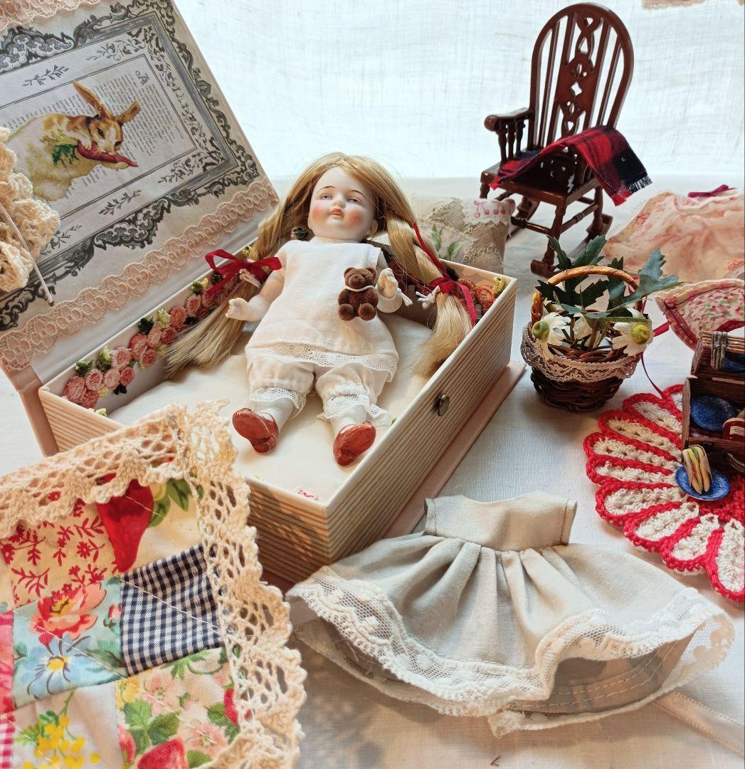 お衣装セット　ミニョネット　ビスクドール　Handmade　着せかえ