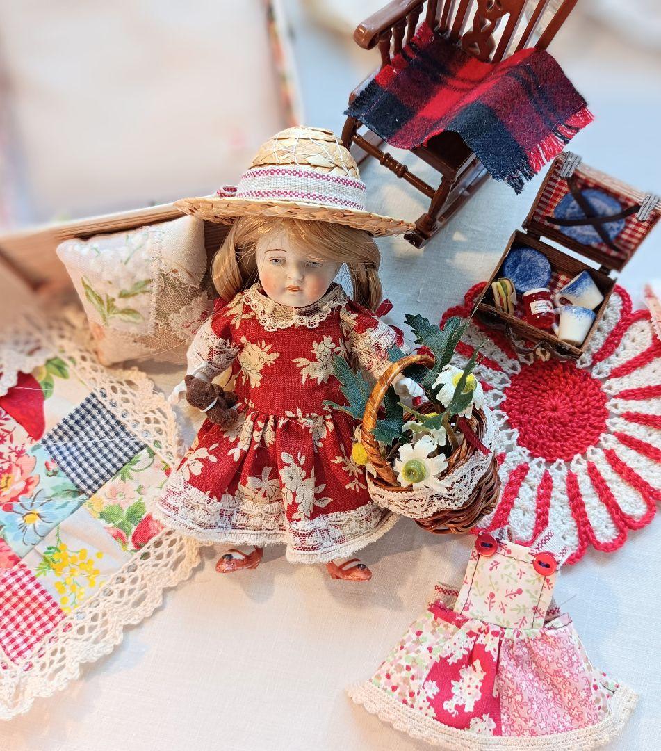 お衣装セット　ミニョネット　ビスクドール　Handmade　着せかえ