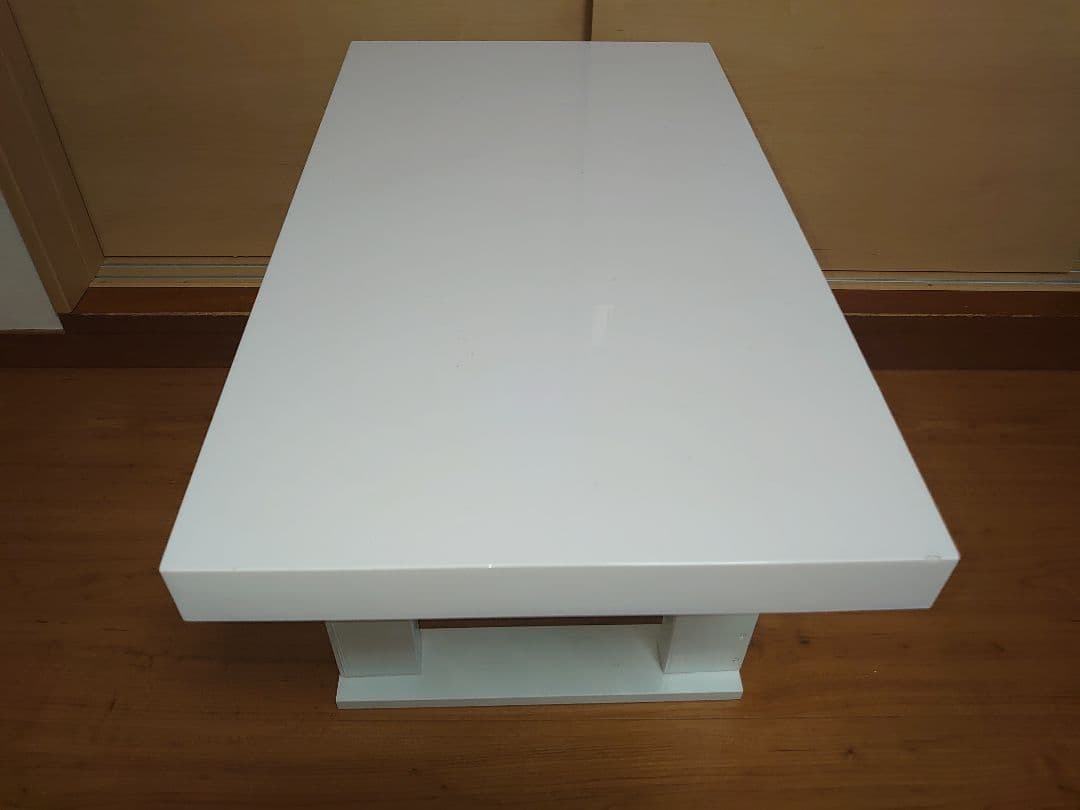 【累積168台目】１台用パチスロ実機の置き台（シンプルスタンド）★白色に塗装済み