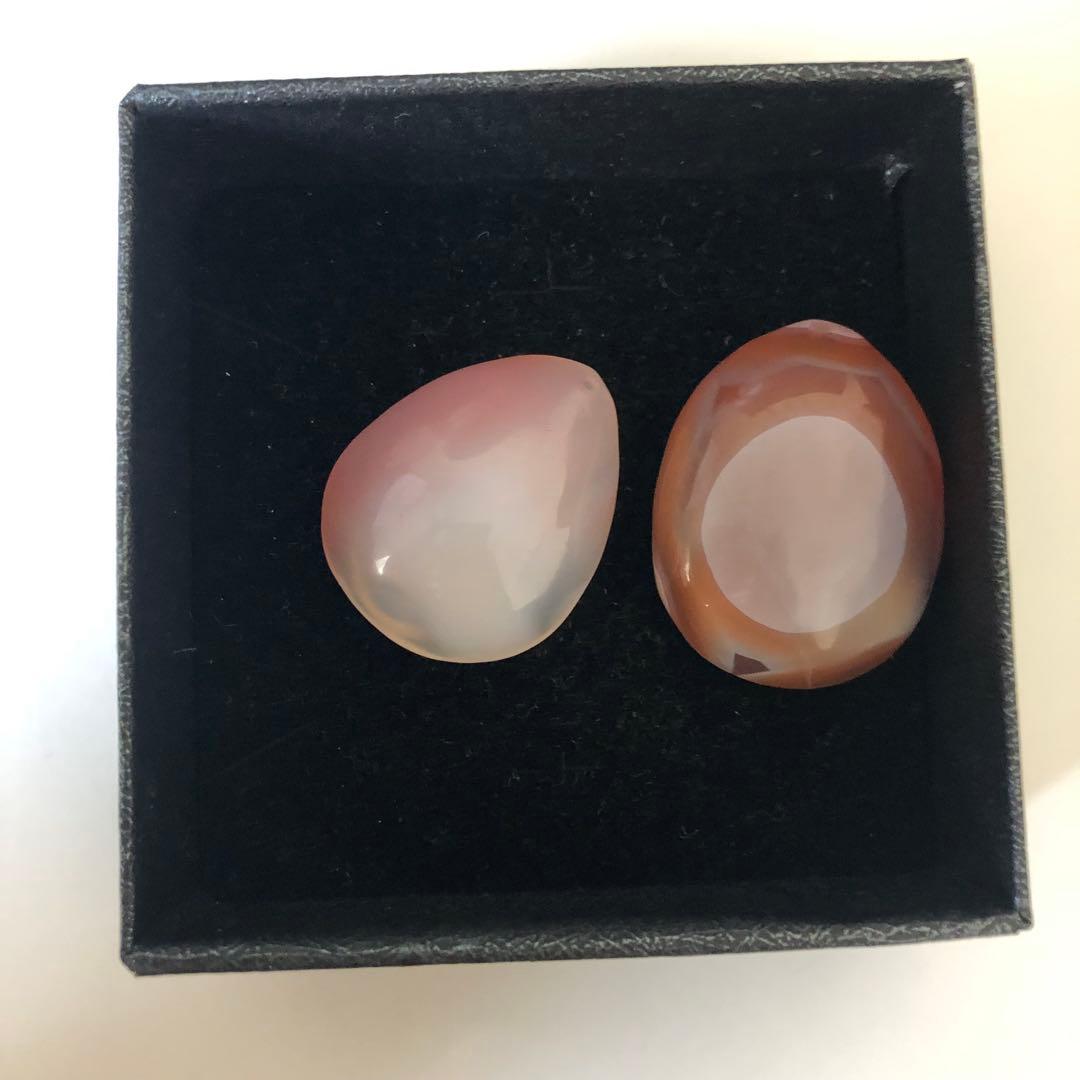 縁結び 女陰 ヌードメノウ 生命の源 女性器 趣味 天然石 瑪瑙 彫り物A12