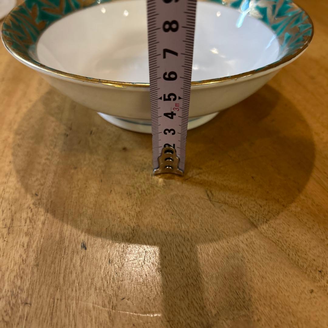 有田焼　根之吉窯　佐賀錦　平鉢　五個　昭和期　希少