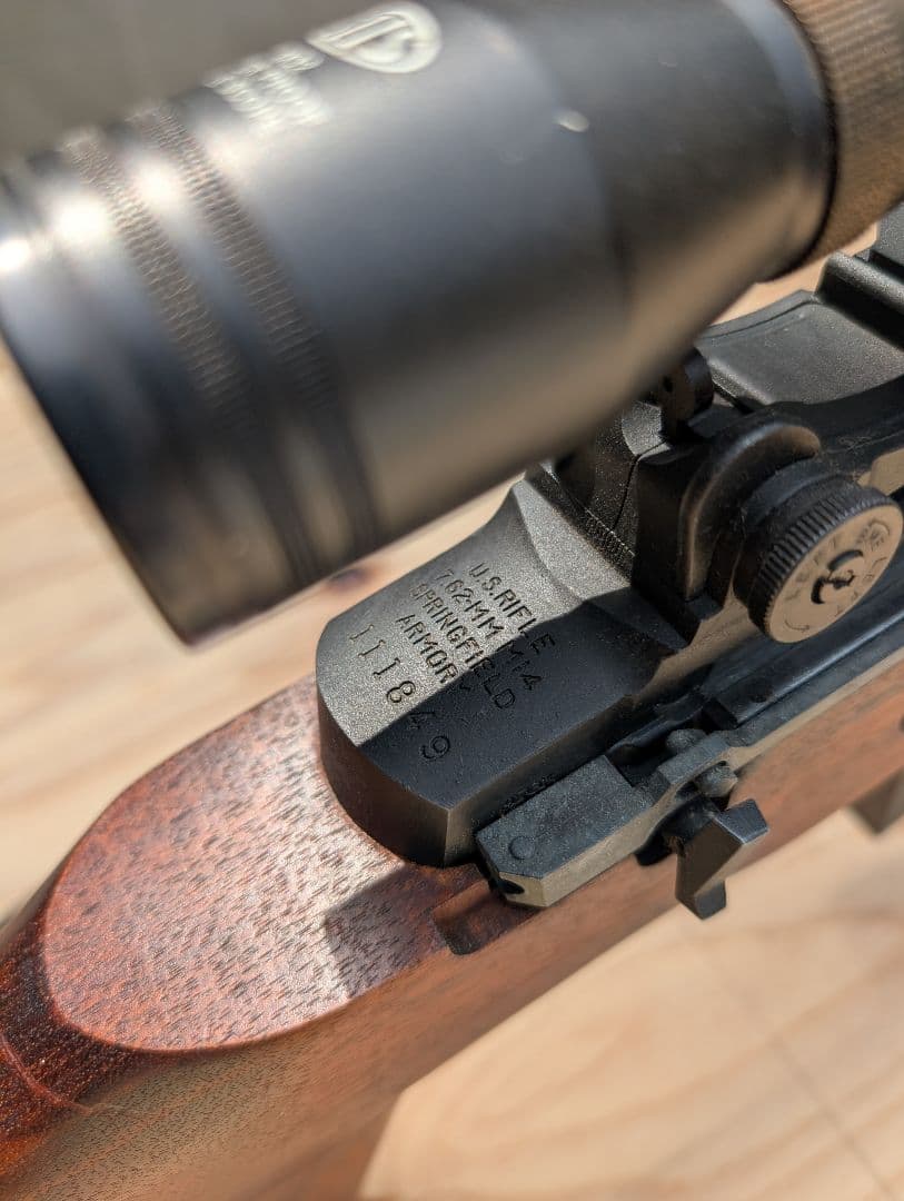 マルイ M14 E2 CAW 木製ストック ウォールナット 電動ガン