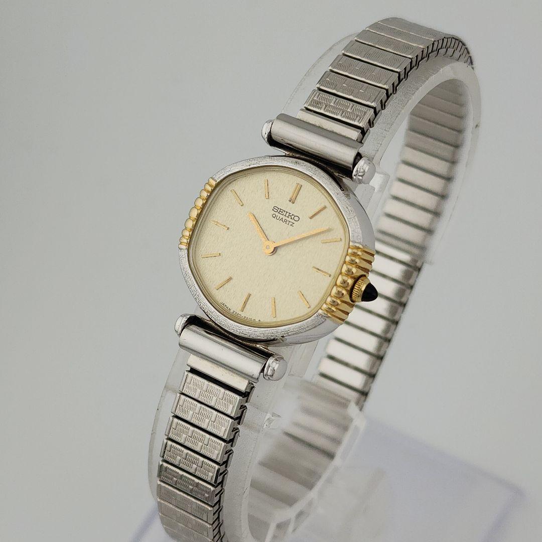 ​【極美品・電池交換済】セイコー 2320-6190 伸縮ベルト メンテナンス