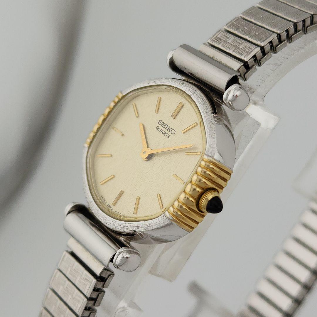 ​【極美品・電池交換済】セイコー 2320-6190 伸縮ベルト メンテナンス