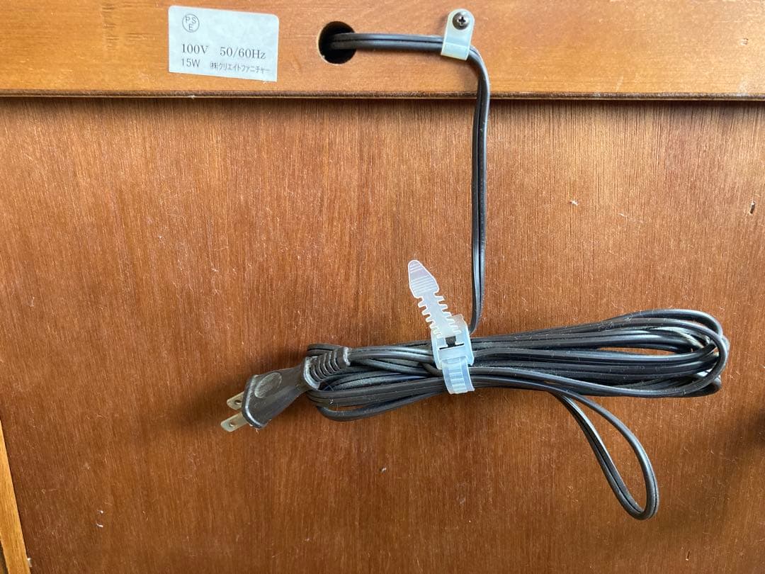 葉山ガーデン　ランカスターHC 木製ブラウンキャビネット ガラス扉付き