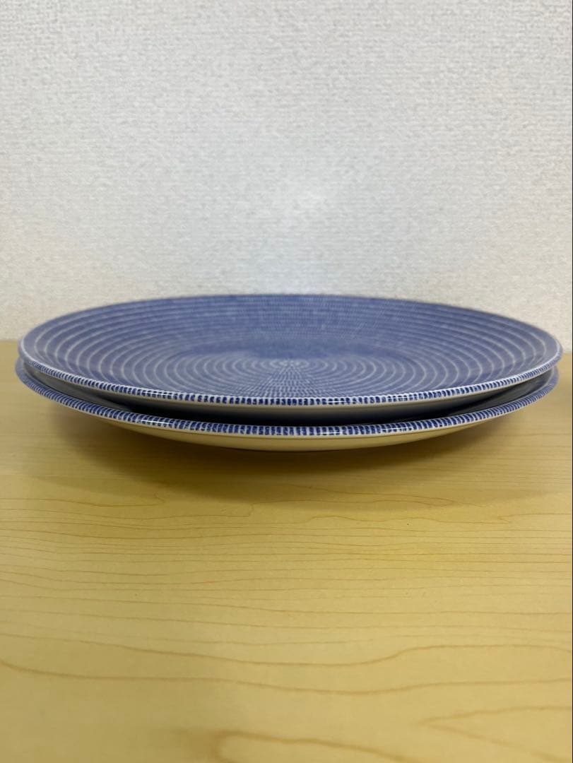 【値下げ中】【美品】アラビア　24hアベックプレート　ブルー　2枚セット