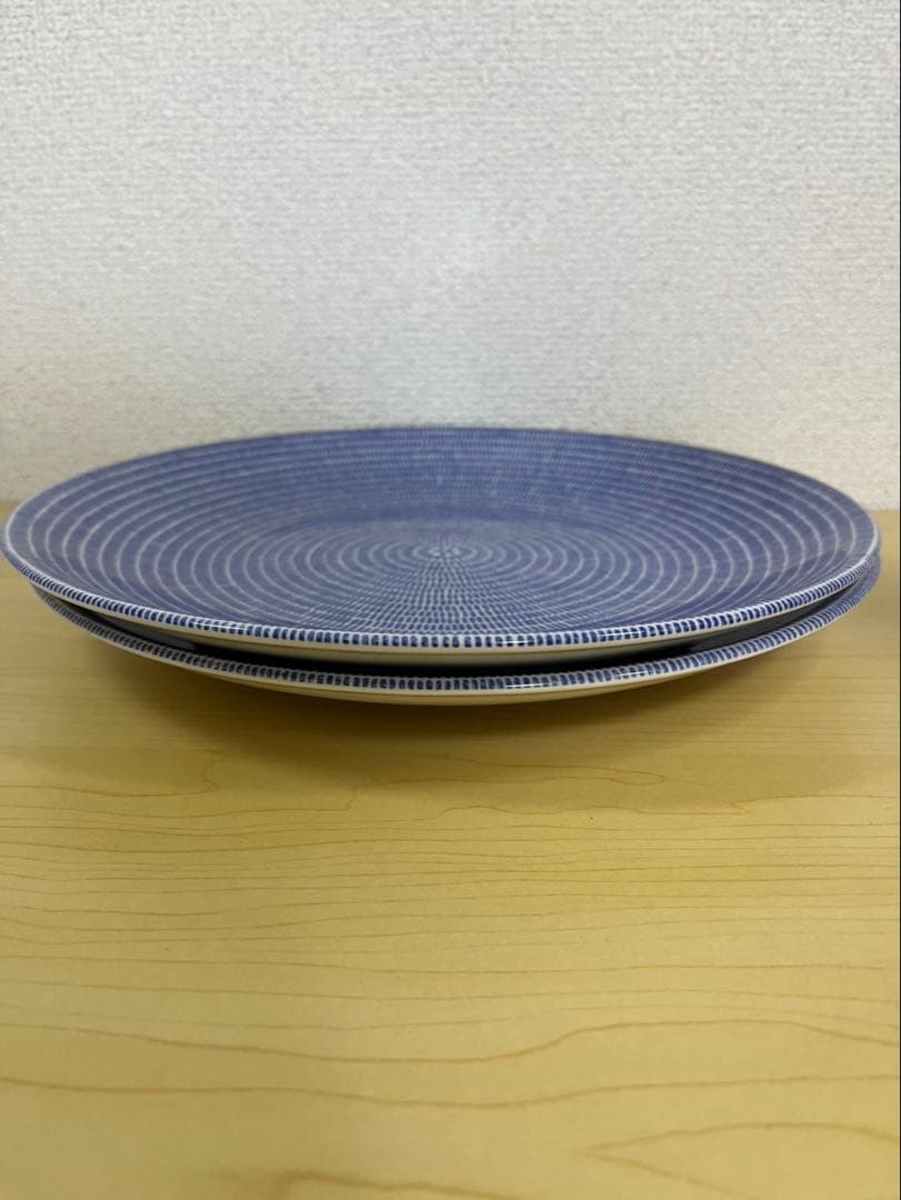 【値下げ中】【美品】アラビア　24hアベックプレート　ブルー　2枚セット